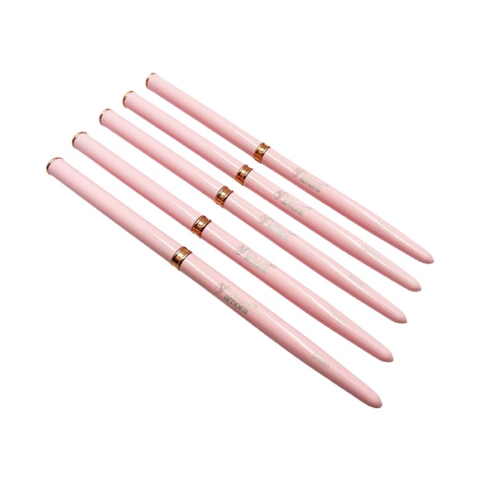 Amora Liner Brush Set - Pink - 5 Pcs