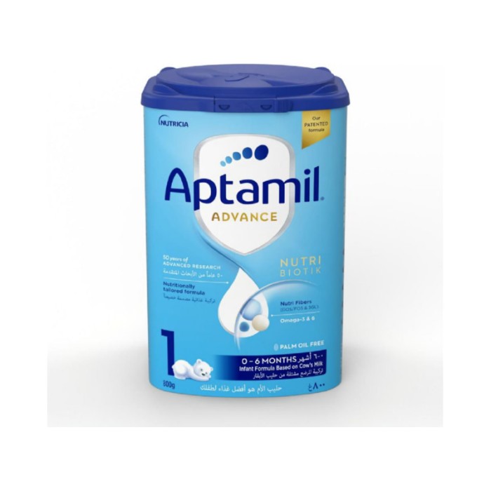 Aptamil Advance 1 Palm Oil Free Infant Milk Formula - 800 g