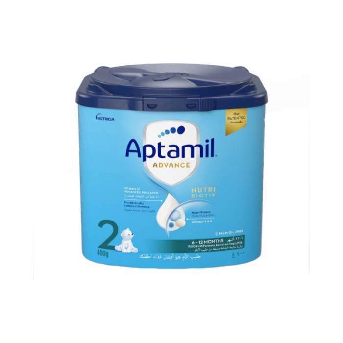 Aptamil Advance 2 Palm Oil Free Follow On Formula - 400 g