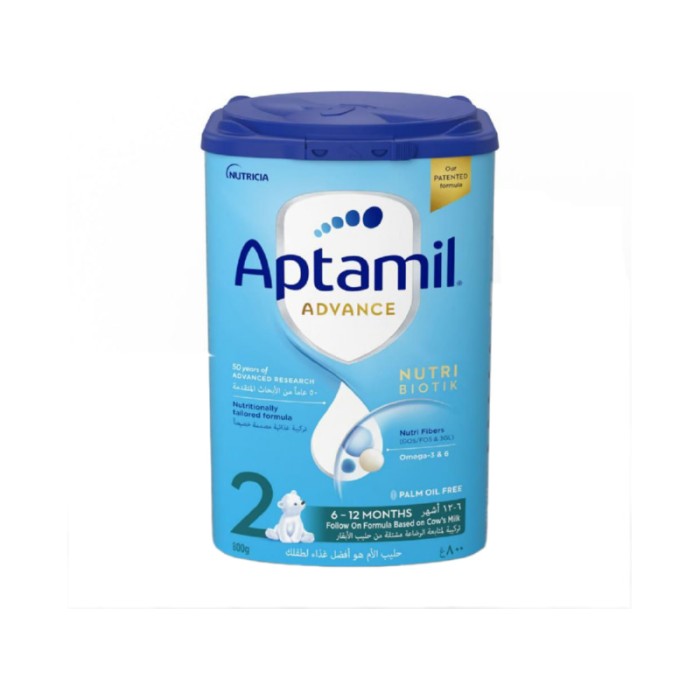 Aptamil Advance 2 Palm Oil Free Follow On Formula - 800 g