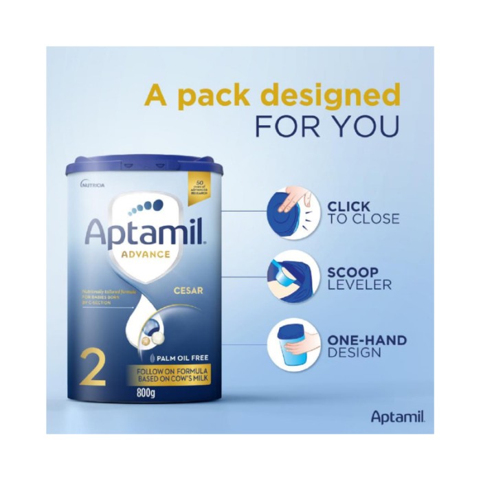 Aptamil Advance Cesar 2 Infant Milk Formula - 800g