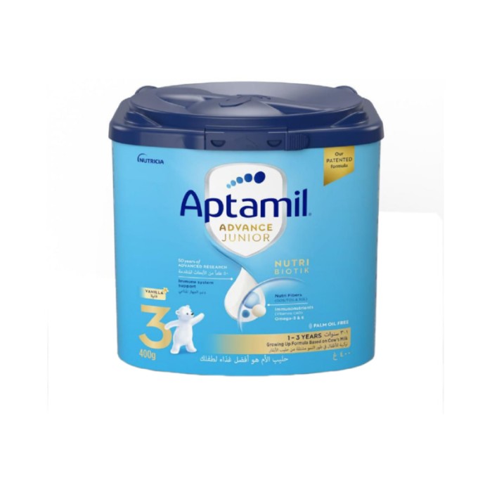 Aptamil Advance Junior 3 Palm Oil Free Milk Formula - 400 g