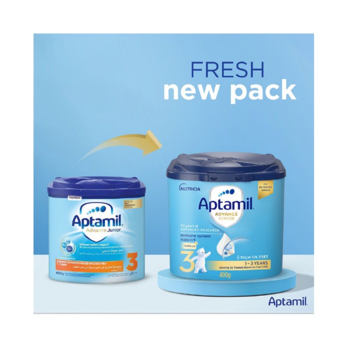 Aptamil Advance Junior 3 Palm Oil Free Milk Formula - 400 g