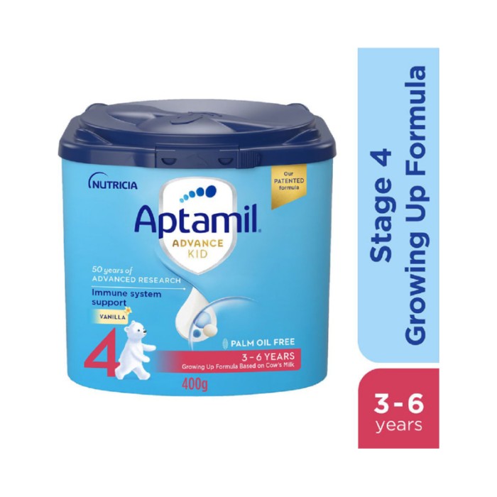 Aptamil Advance Kid 4 Palm Oil Free Milk Formula - 400 g