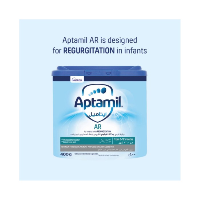 Aptamil Anti - Regurgitation Formula Milk Powder - 400G