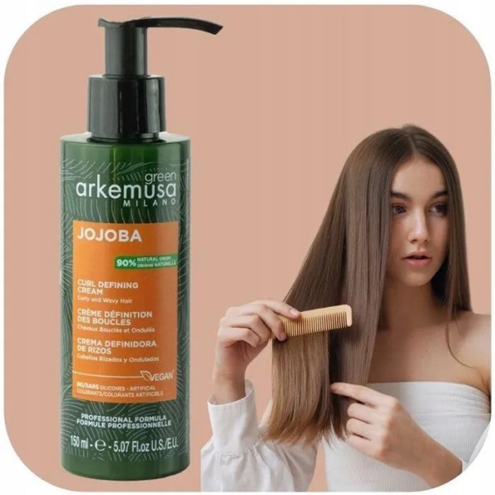 Arkemusa Green Cream 150ml, Jojoba Curly