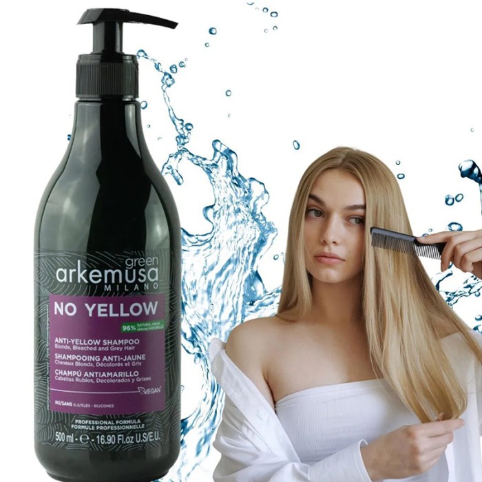 Arkemusa Green Shampoo 500ml, Anti Yellow