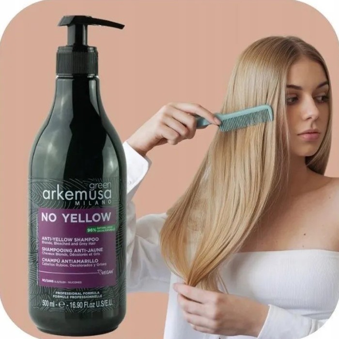 Arkemusa Green Shampoo 500ml, Anti Yellow