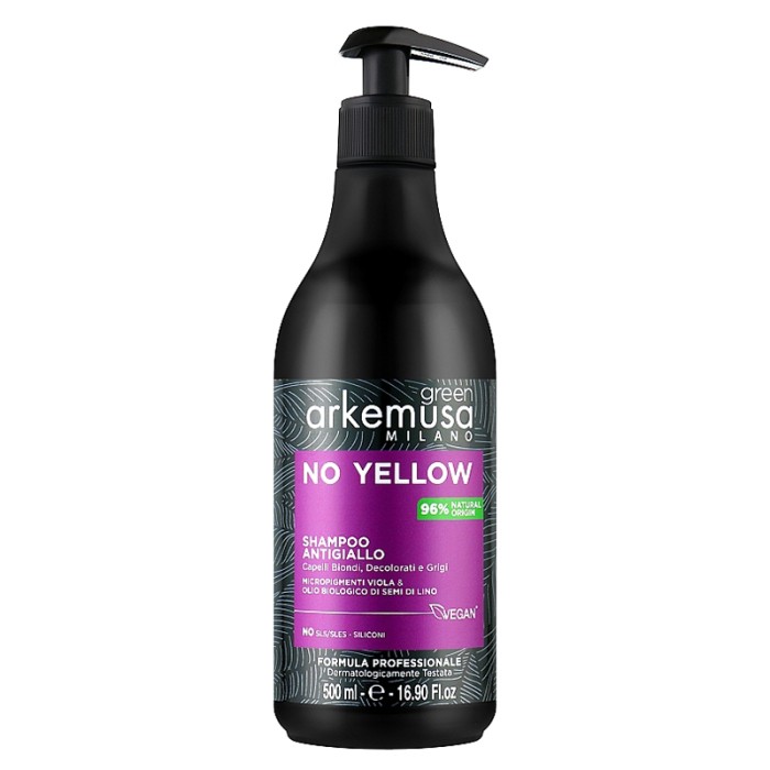 Arkemusa Green Shampoo 500ml, Anti Yellow
