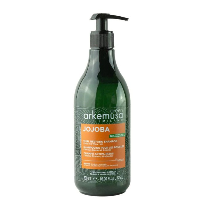 Arkemusa Green Shampoo 500ml, Jojoba Curly