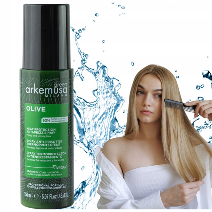 Arkemusa Green Spray 150ml, Olive Frizzy Hair
