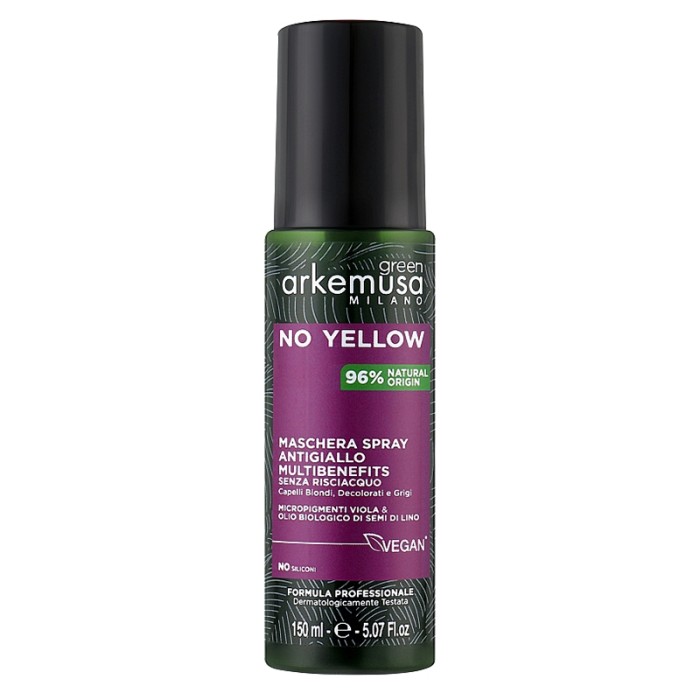 Arkemusa Green Spray Mask 150ml, Anti Yellow