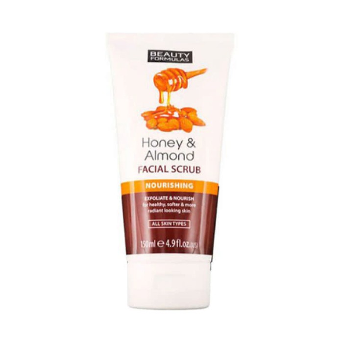 Beauty Formulas Face Scrub Honey + Almond 150ml