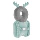 Babyjem Angel Wing Protection Pillow, 0-6 Months, Grey/Green