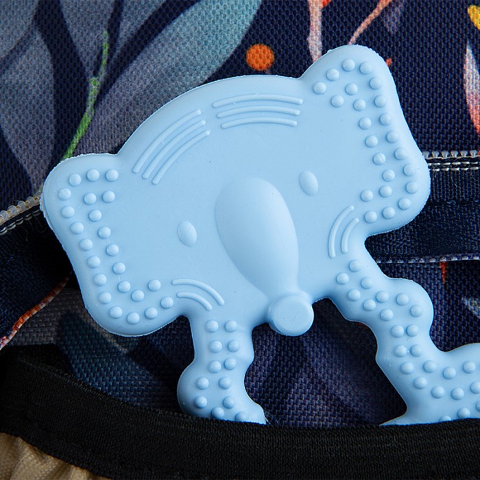 Babyjem Baby Teethering Elephant Gloves, 3+ Months, Blue