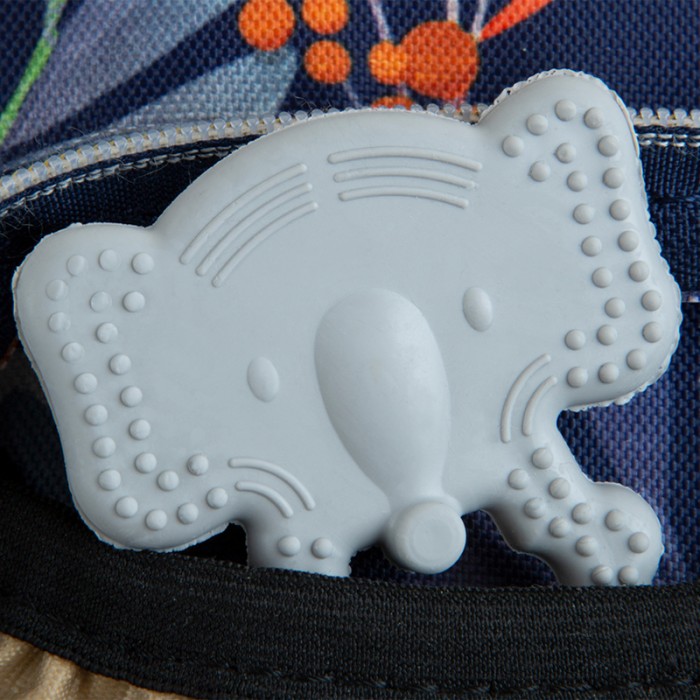 Babyjem Baby Teethering Elephant Gloves, 3+ Months, Grey
