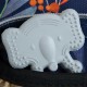 Babyjem Baby Teethering Elephant Gloves, 3+ Months, Grey