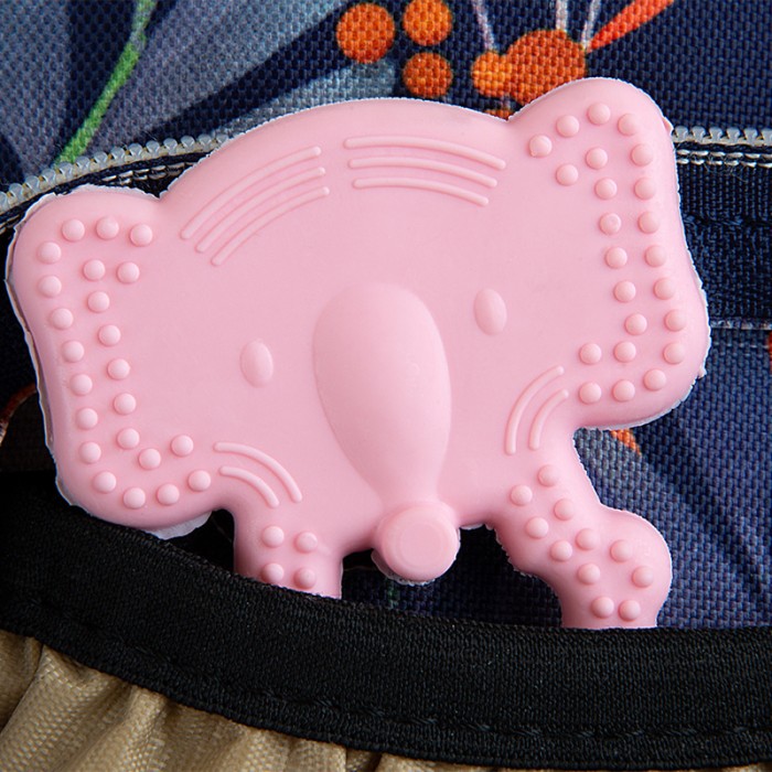 Babyjem Baby Teethering Elephant Gloves, 3+ Months, Pink