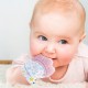 Babyjem Baby Tooth Scarifying Gloves Butterfly, 3+ Months, Pink