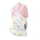 Babyjem Baby Tooth Scarifying Gloves Butterfly, 3+ Months, Pink
