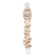 Babyjem Cat Pacifier Holder, Peach, 0 Months+