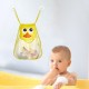 Babyjem Duck Shaped Bath Toy Organizer Bag, Yellow/White
