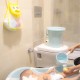 Babyjem Duck Shaped Bath Toy Organizer Bag, Yellow/White