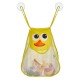Babyjem Duck Shaped Bath Toy Organizer Bag, Yellow/White