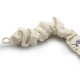 Babyjem Ecru Tiger Pacifier Holder, Cream, 0 Months+
