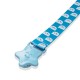 Babyjem Print Pacifier Holder, Blue, 0 Months+