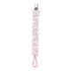 Babyjem Print Pacifier Holder, Pink, 0 Months+