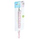 Babyjem Print Pacifier Holder, Pink, 0 Months+