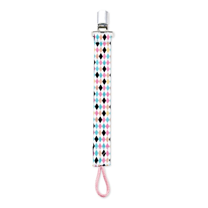 Babyjem Print Ribbon Pacifier Holder, Multicolour, 0 Months+