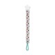 Babyjem Print Ribbon Pacifier Holder, Multicolour, 0 Months+