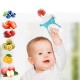 Babyjem Silicone Fruit & Vegetable Feeder, 6+ Months, Blue