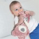 Babyjem Sleep Buddy with Teether, 0+ Months, Pink