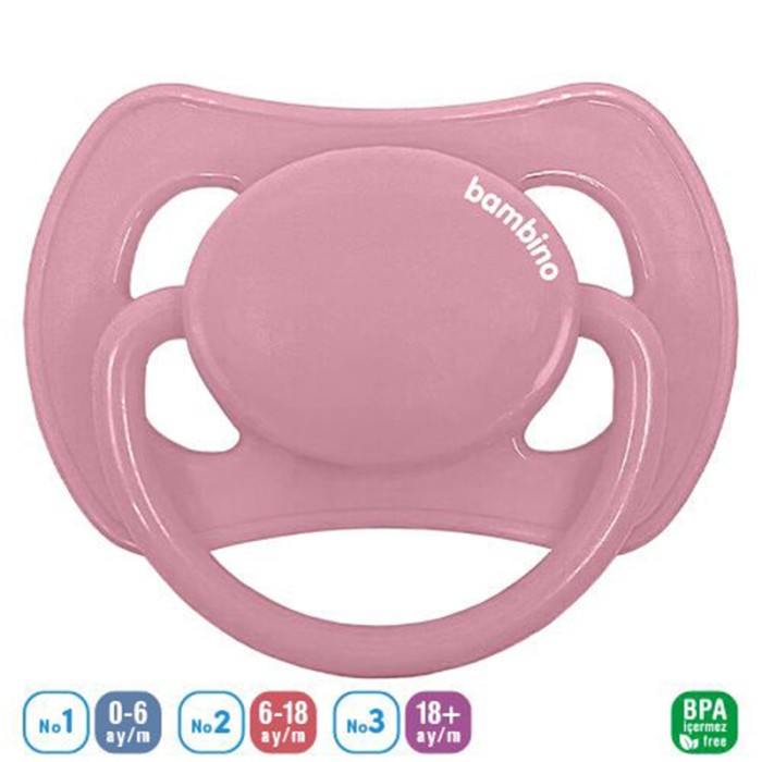 Bambino Butterfly Shape Orthodontic Soother Pink 6 to 18 Months