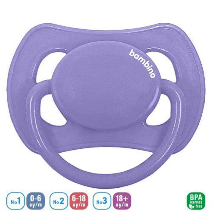Bambino Butterfly Shape Orthodontic Soother Purple 6 to 18 Months