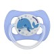 Bambino Butterfly Shape Patterned Body Orthodontic Soother Blue And White 0 to 6 Months