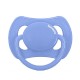 Bambino Butterfly Shape Plain Body Orthodontic Soother Blue 18+ Months