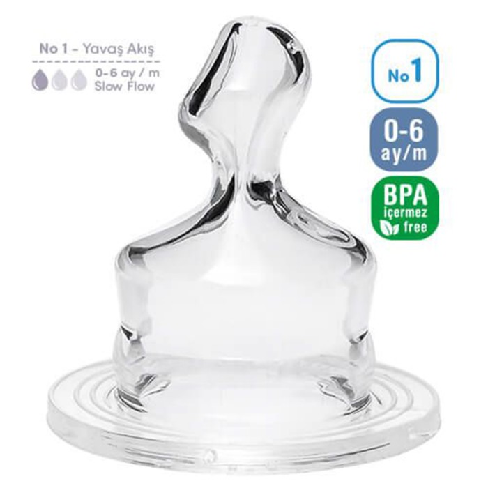 Bambino Classic Feeding Bottle Orthodontic Teat 0 to 6 Months