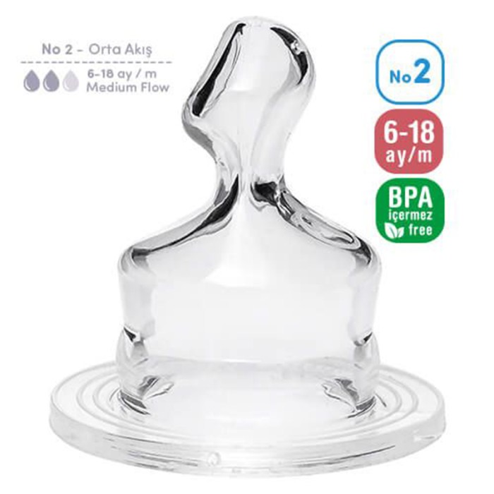 Bambino Classic Feeding Bottle Orthodontic Teat 6 to 18 Months