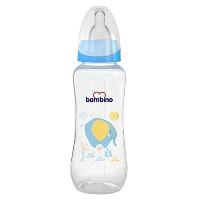 Bambino Classic PP Bottle Easy Hold 250 ml Blue