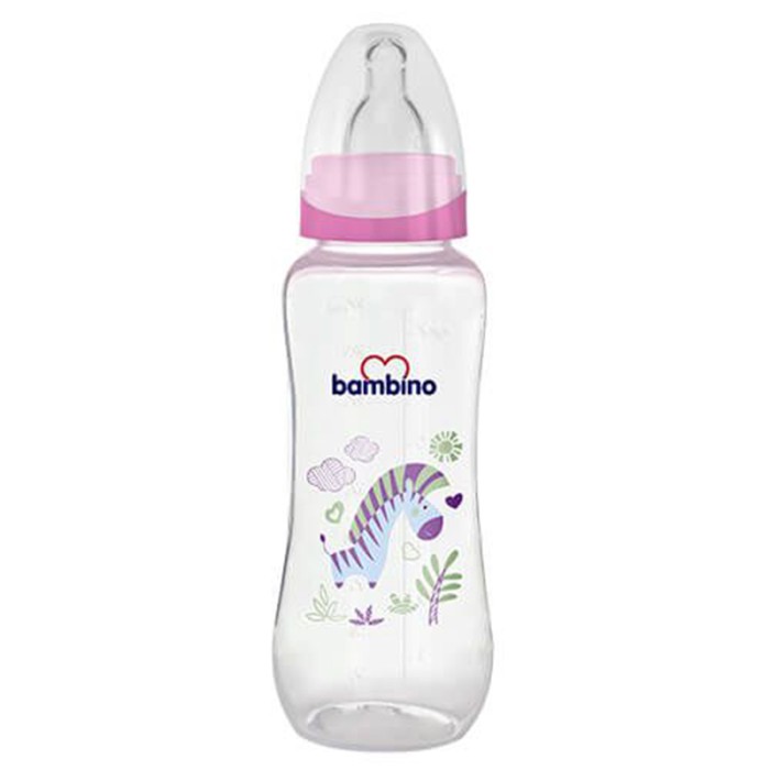 Bambino Classic PP Bottle Easy Hold 250 ml Pink