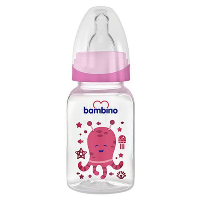 Bambino Classic PP Feeding Bottle 150 ml Pink