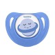 Bambino Fit Shape Patterned Body Orthodontic Soother Blue And White 18+ Months