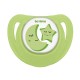 Bambino Fit Shape Patterned Body Orthodontic Soother Green And White 18 + Months