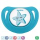 Bambino Fit Shape Patterned Body Orthodontic Soother Light Blue And White 18+ Months