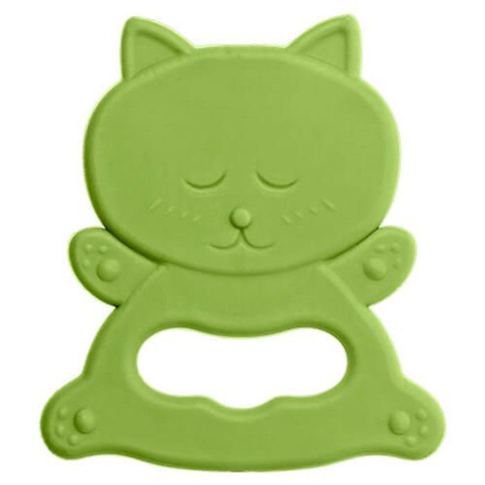 Bambino Rubber Teether Fox Green