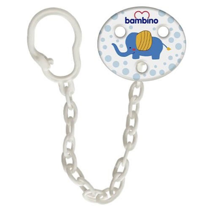 Bambino Soother Chain Elephant